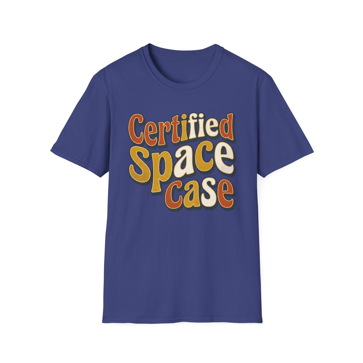 Certified Space Case T-Shirt — Retro Psychedelic Graphic Tee