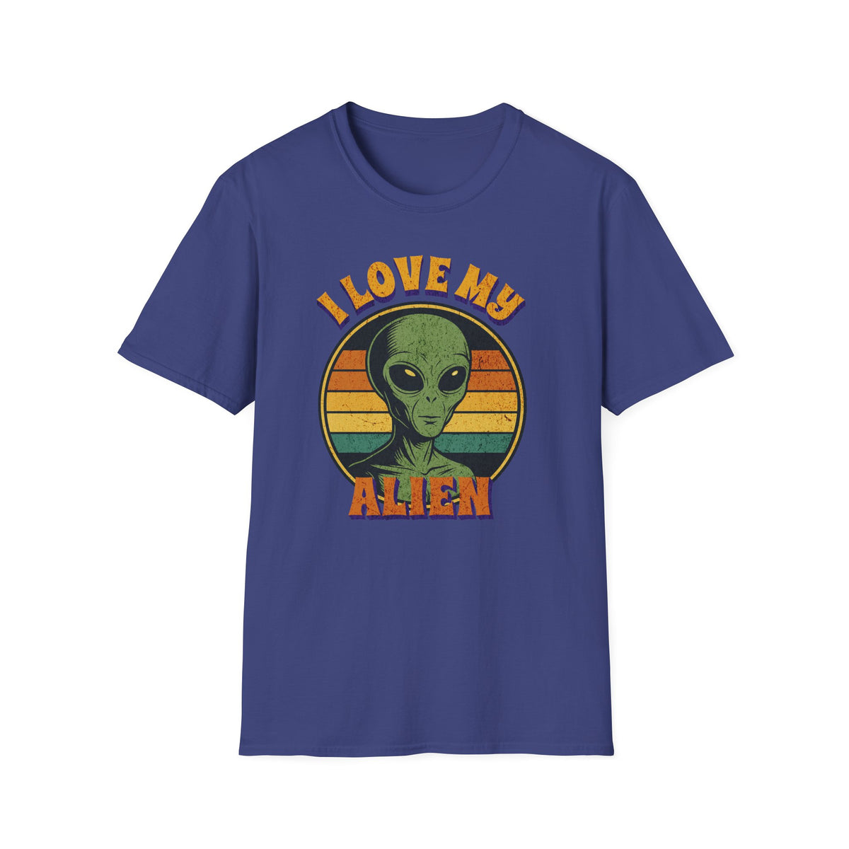 I Love My Alien T-Shirt — Retro Vintage Alien Graphic Tee