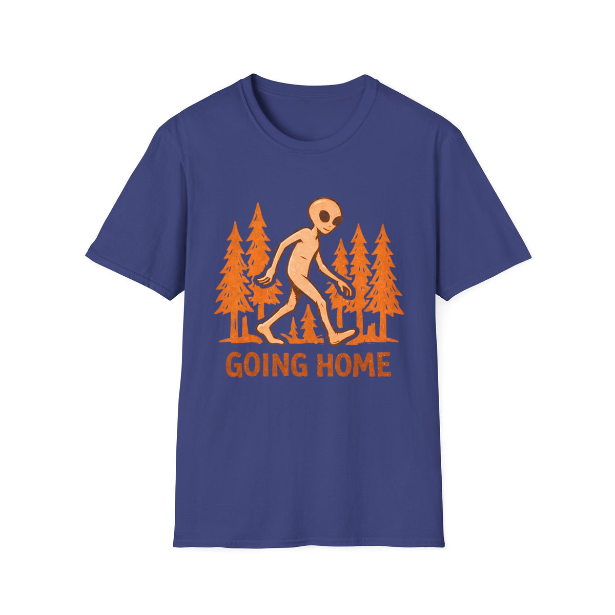 Going Home Alien T-Shirt — Funny Forest Extraterrestrial Graphic Tee
