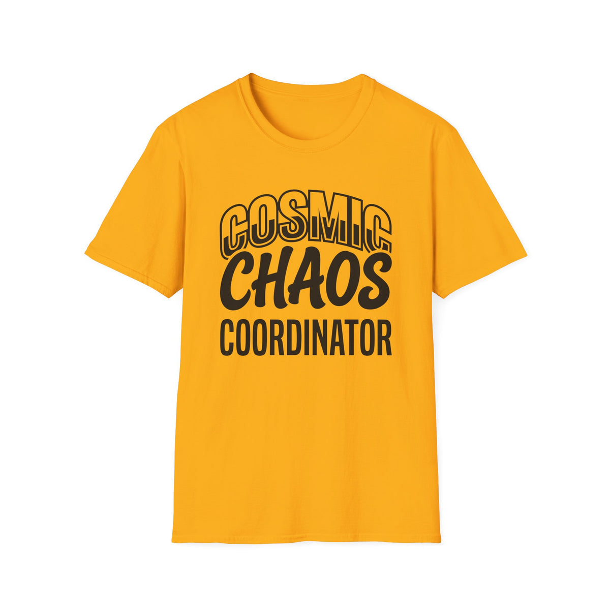 Cosmic Chaos Coordinator T‑Shirt — Funny Astronaut / Space Crew Tee