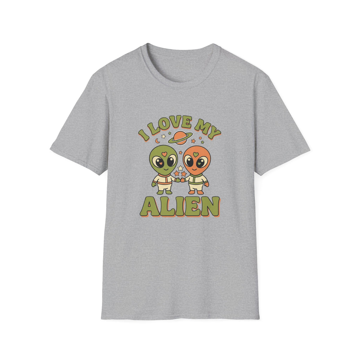 Alien Graphic T-Shirt — "Intergalactic People Watcher" Retro Sunglasses Tee