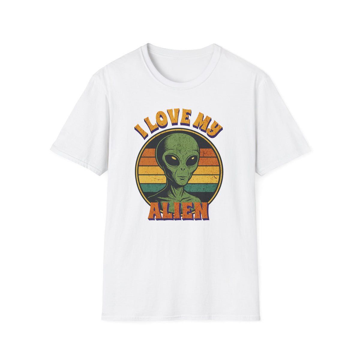I Love My Alien T-Shirt — Retro Vintage Alien Graphic Tee