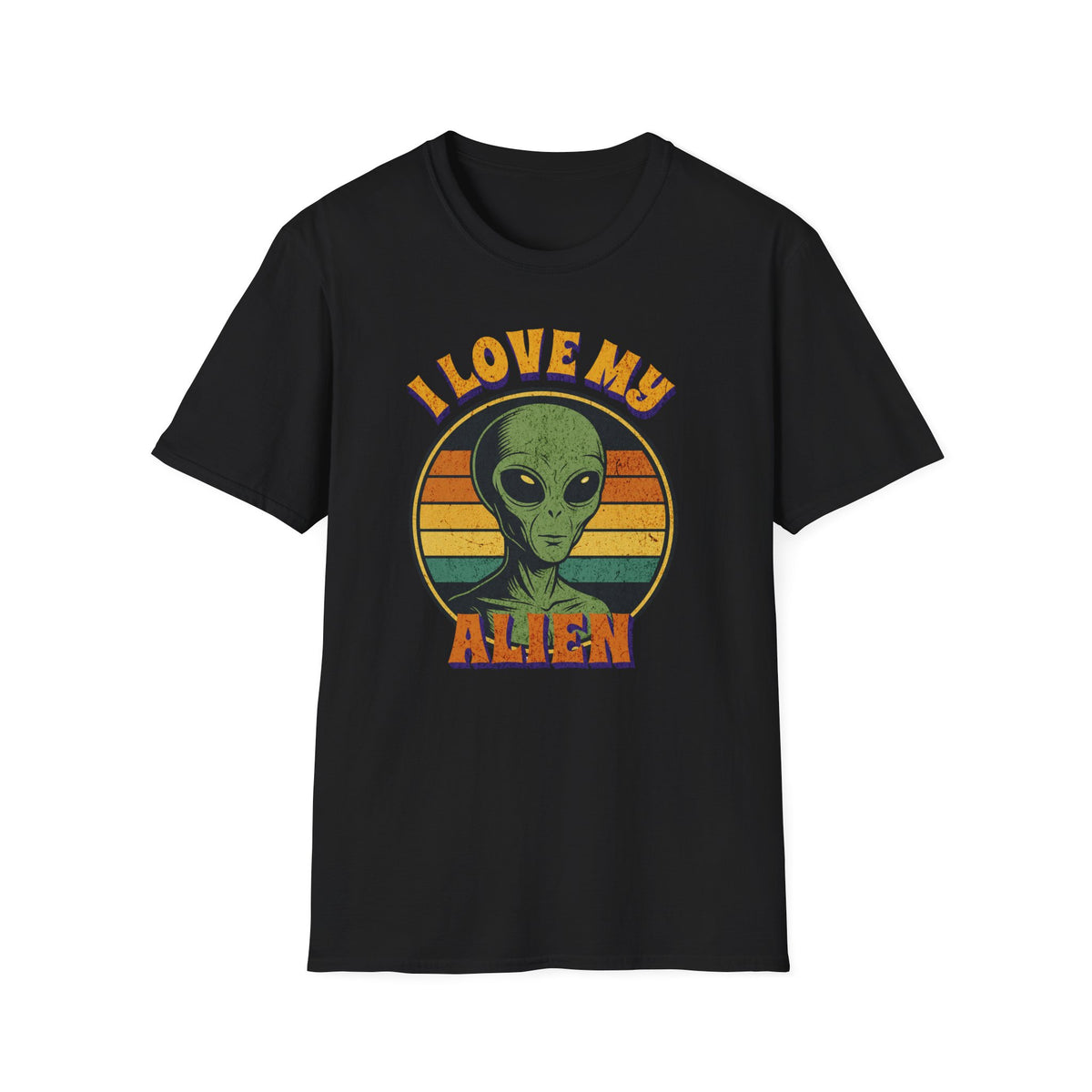 I Love My Alien T-Shirt — Retro Vintage Alien Graphic Tee