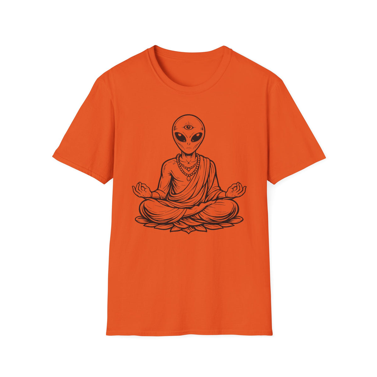 Alien Buddha T-Shirt — Third Eye Meditation Graphic Tee
