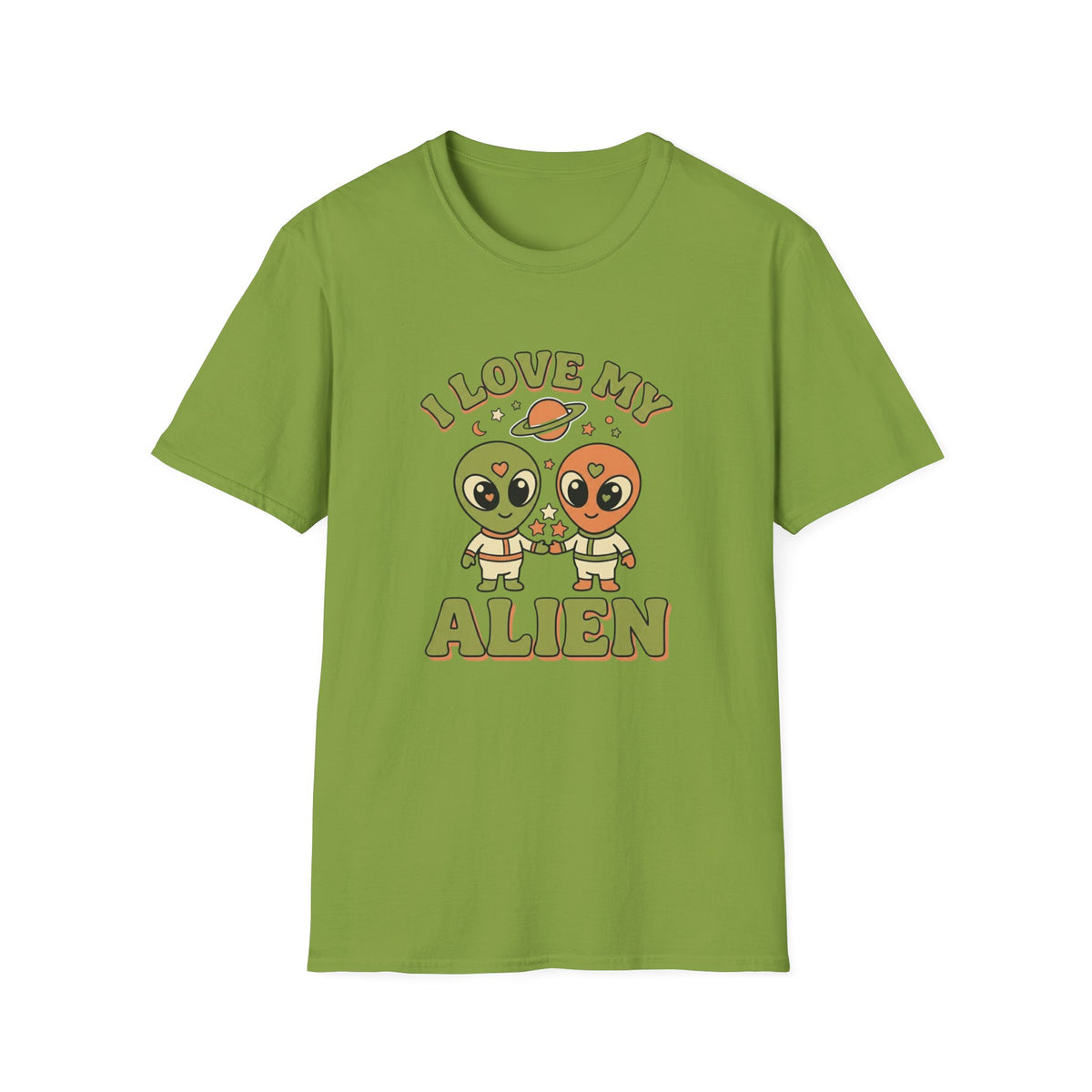 Alien Graphic T-Shirt — "Intergalactic People Watcher" Retro Sunglasses Tee