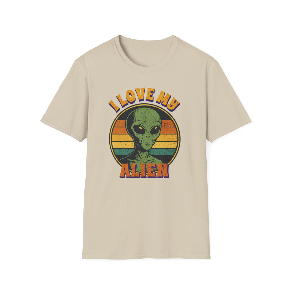 I Love My Alien T-Shirt — Retro Vintage Alien Graphic Tee