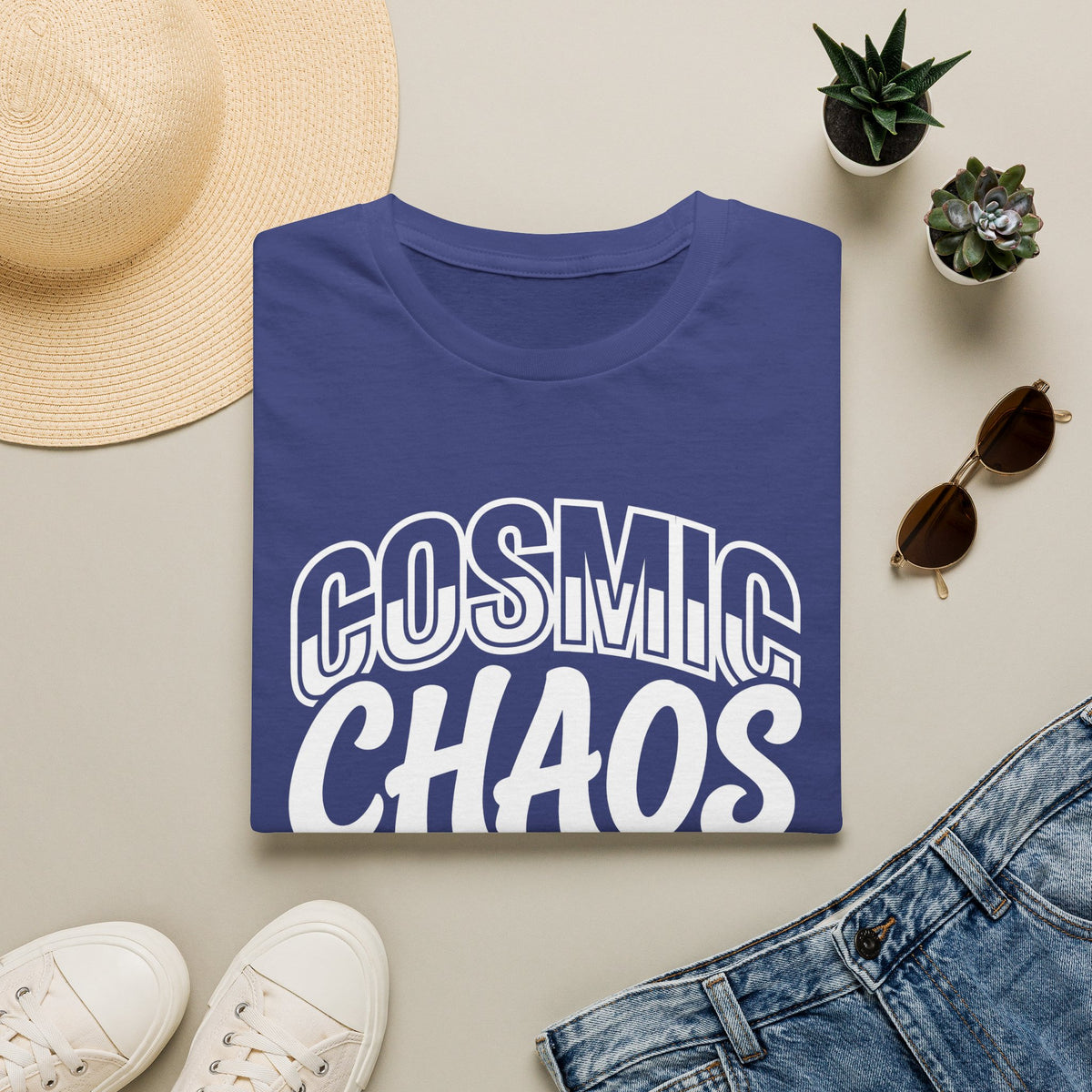 Cosmic Chaos Coordinator T‑Shirt — Funny Astronaut / Space Crew Tee