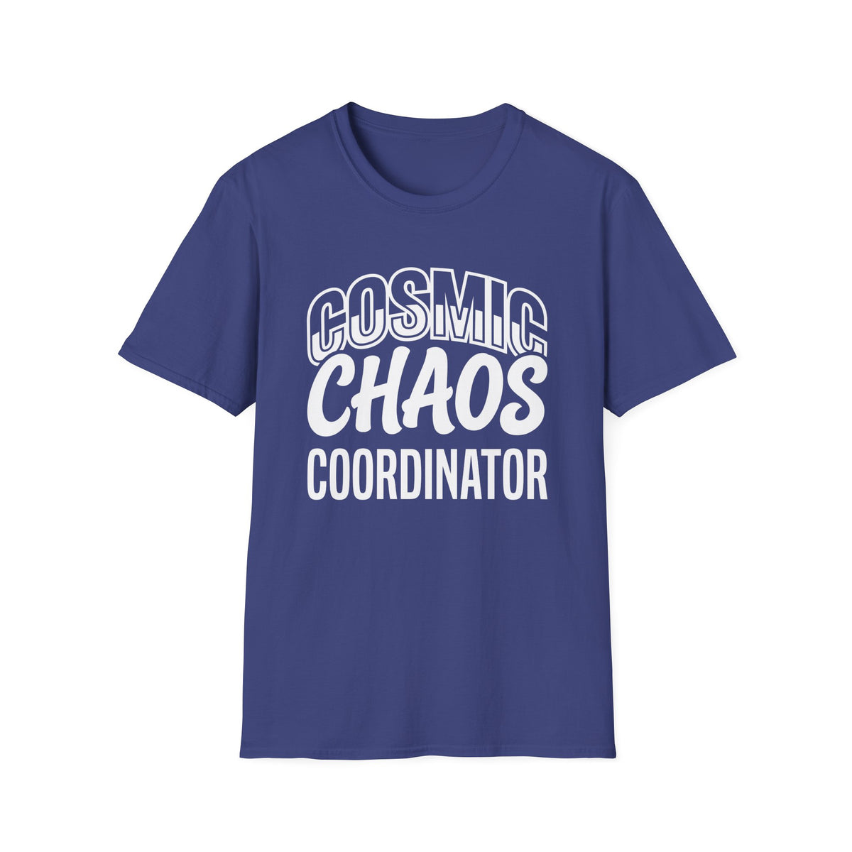 Cosmic Chaos Coordinator T‑Shirt — Funny Astronaut / Space Crew Tee