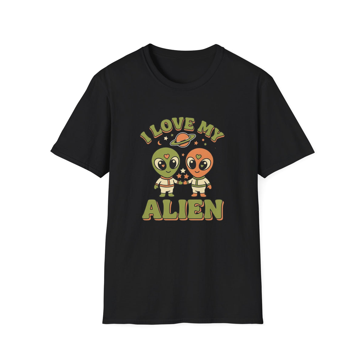 Alien Graphic T-Shirt — "Intergalactic People Watcher" Retro Sunglasses Tee