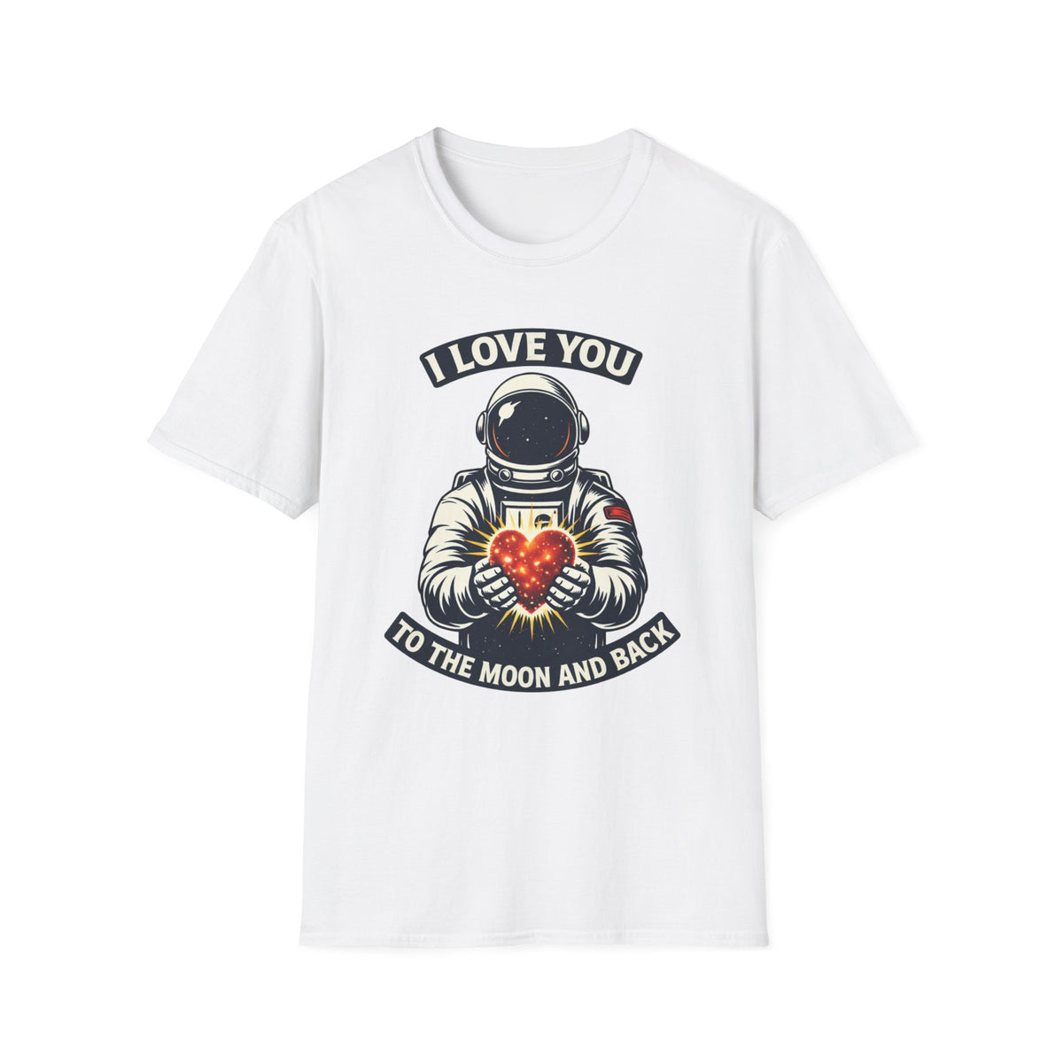 I Love You Astronaut T-Shirt — I Love You To The Moon And Back Graphic Tee