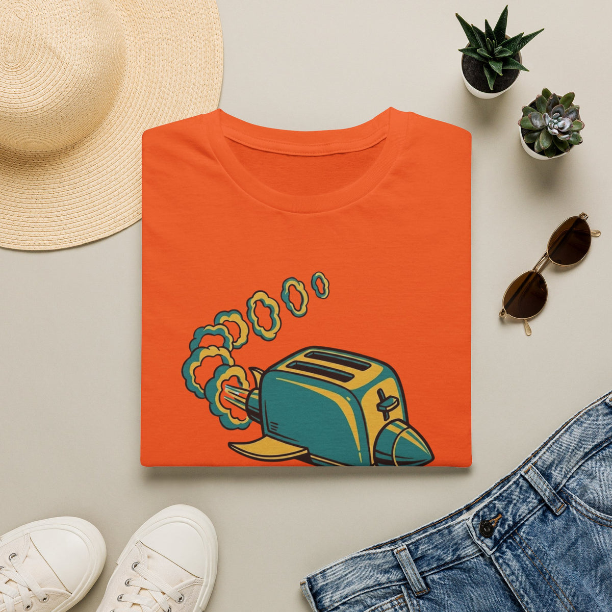 Toaster Illustration T-Shirt — 'Catastrophic Failure' Funny Retro Kitchen Tee