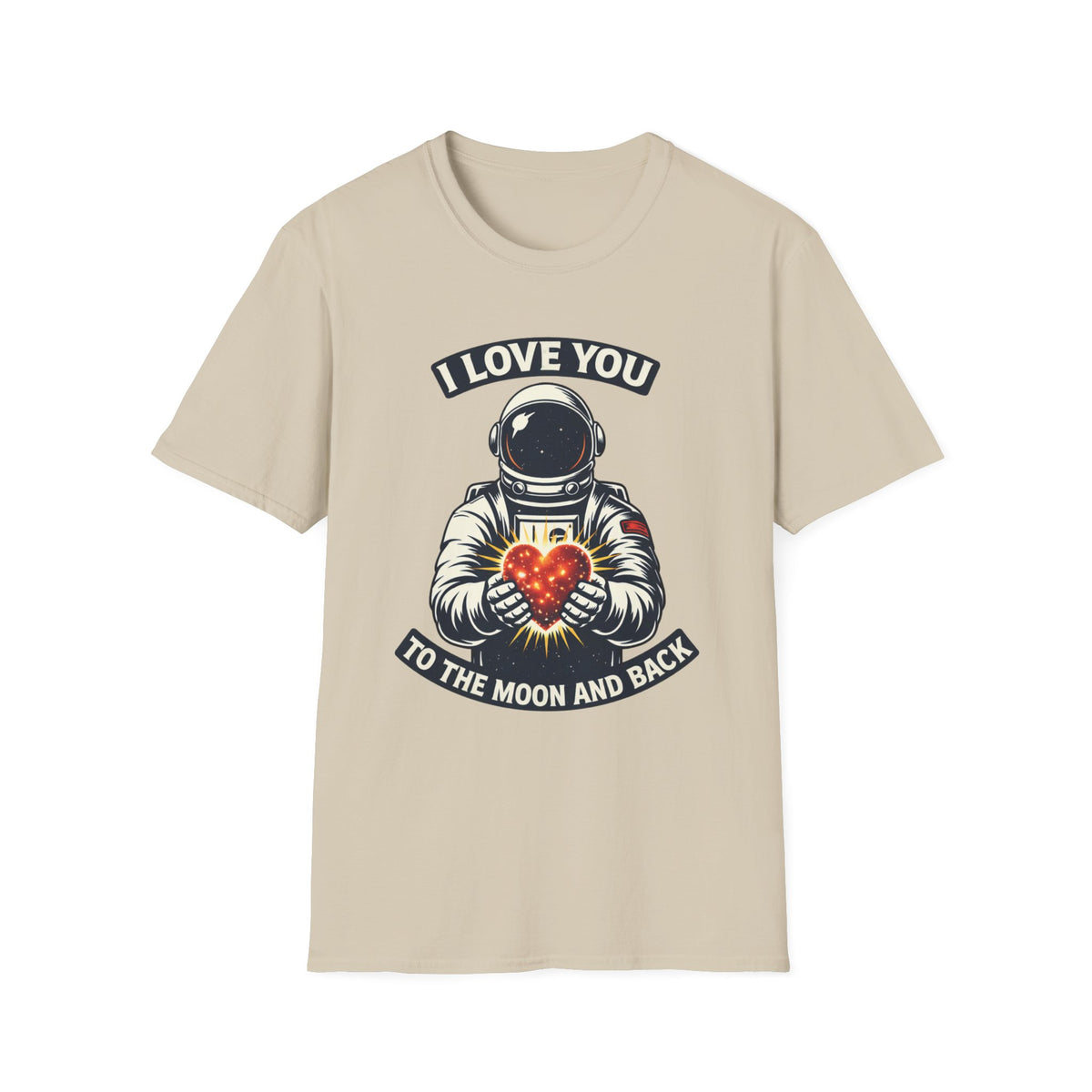 I Love You Astronaut T-Shirt — I Love You To The Moon And Back Graphic Tee
