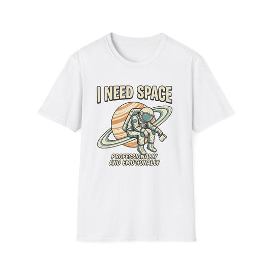 I Need Space Astronaut T-Shirt — Funny Retro Space Graphic Tee
