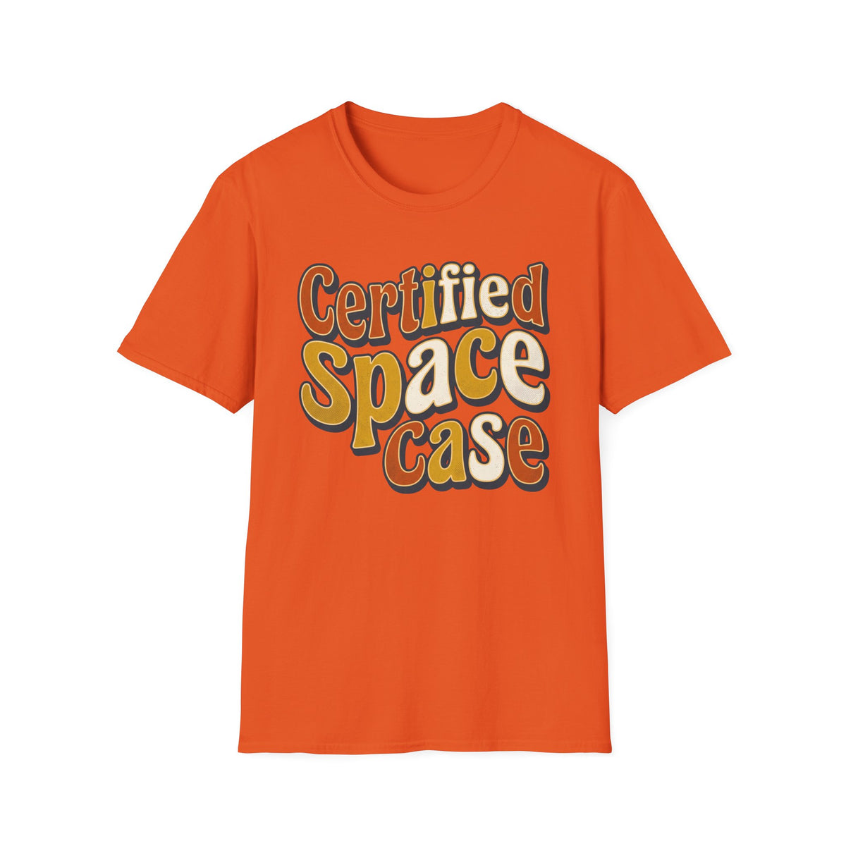 Certified Space Case T-Shirt — Retro Psychedelic Graphic Tee