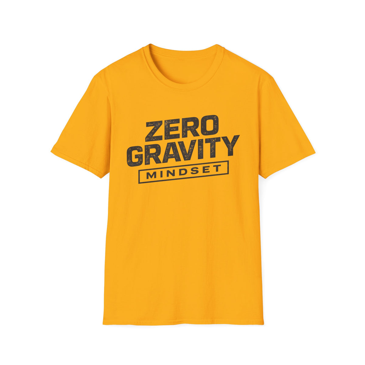 Zero Gravity Mindset T-Shirt — Motivational Graphic Tee for Ambitious Thinkers