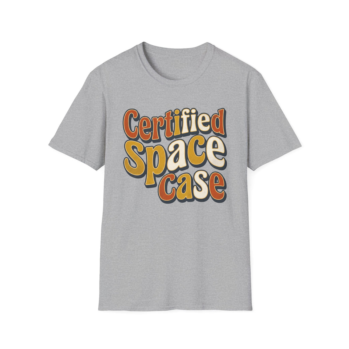 Certified Space Case T-Shirt — Retro Psychedelic Graphic Tee