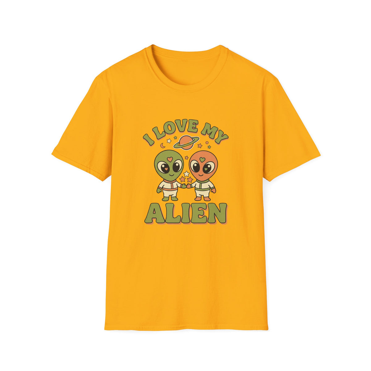 Alien Graphic T-Shirt — "Intergalactic People Watcher" Retro Sunglasses Tee