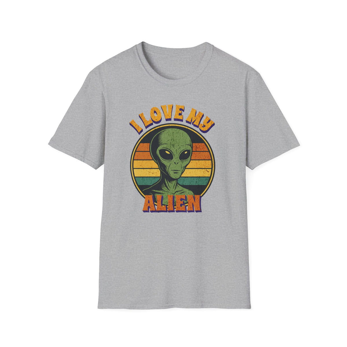 I Love My Alien T-Shirt — Retro Vintage Alien Graphic Tee