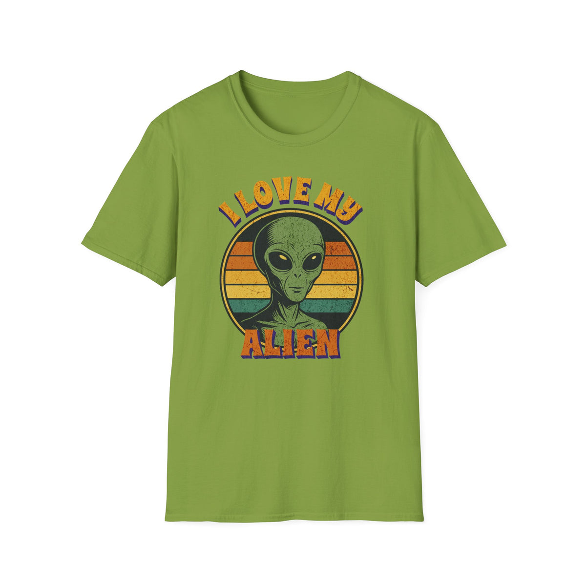 I Love My Alien T-Shirt — Retro Vintage Alien Graphic Tee