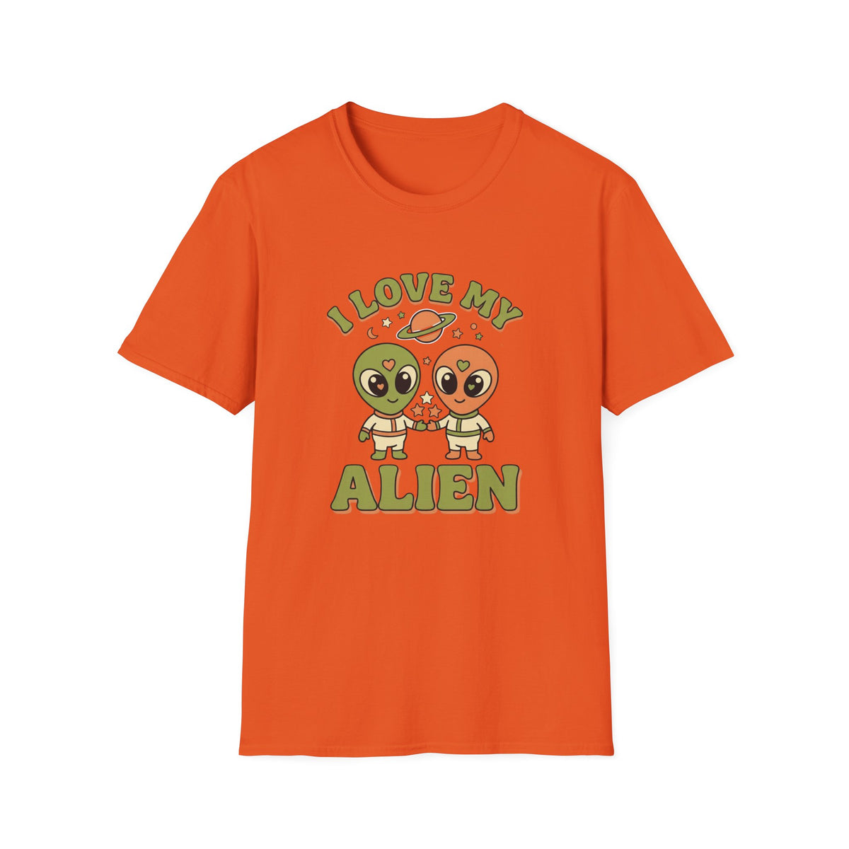 Alien Graphic T-Shirt — "Intergalactic People Watcher" Retro Sunglasses Tee