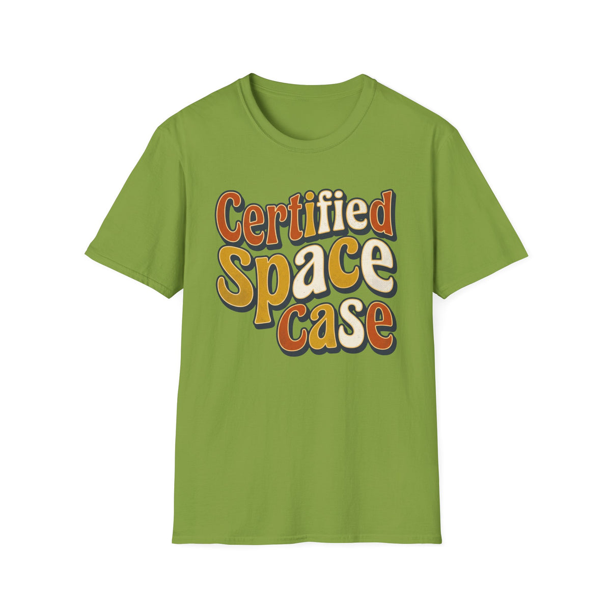Certified Space Case T-Shirt — Retro Psychedelic Graphic Tee