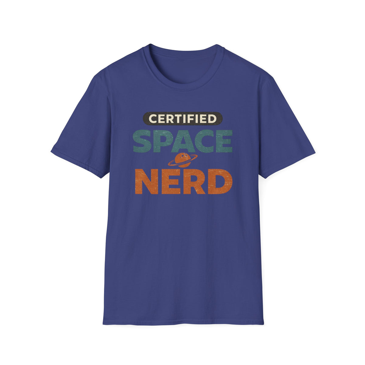 Certified Space Nerd T-Shirt — Retro Planet Science Tee