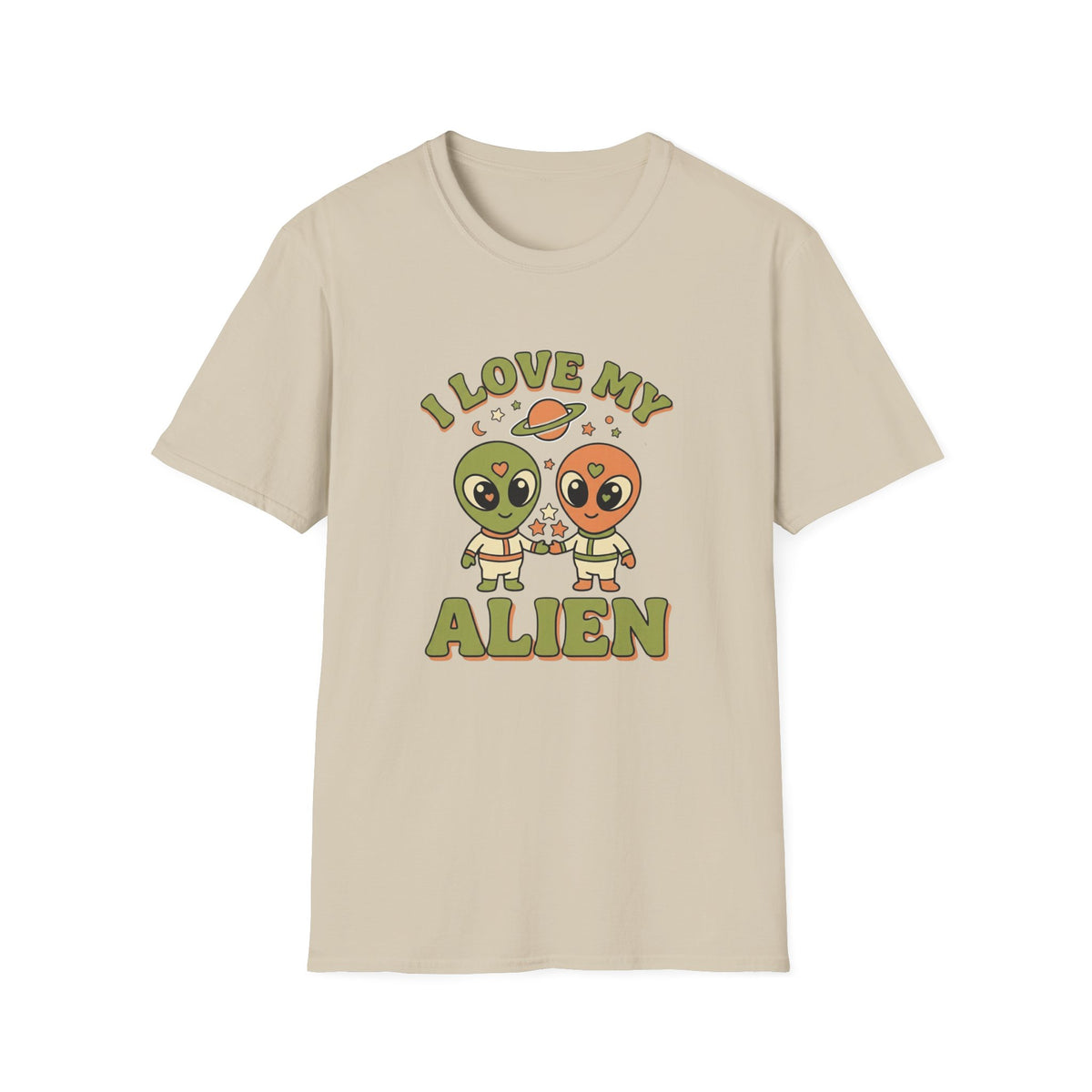 Alien Graphic T-Shirt — "Intergalactic People Watcher" Retro Sunglasses Tee