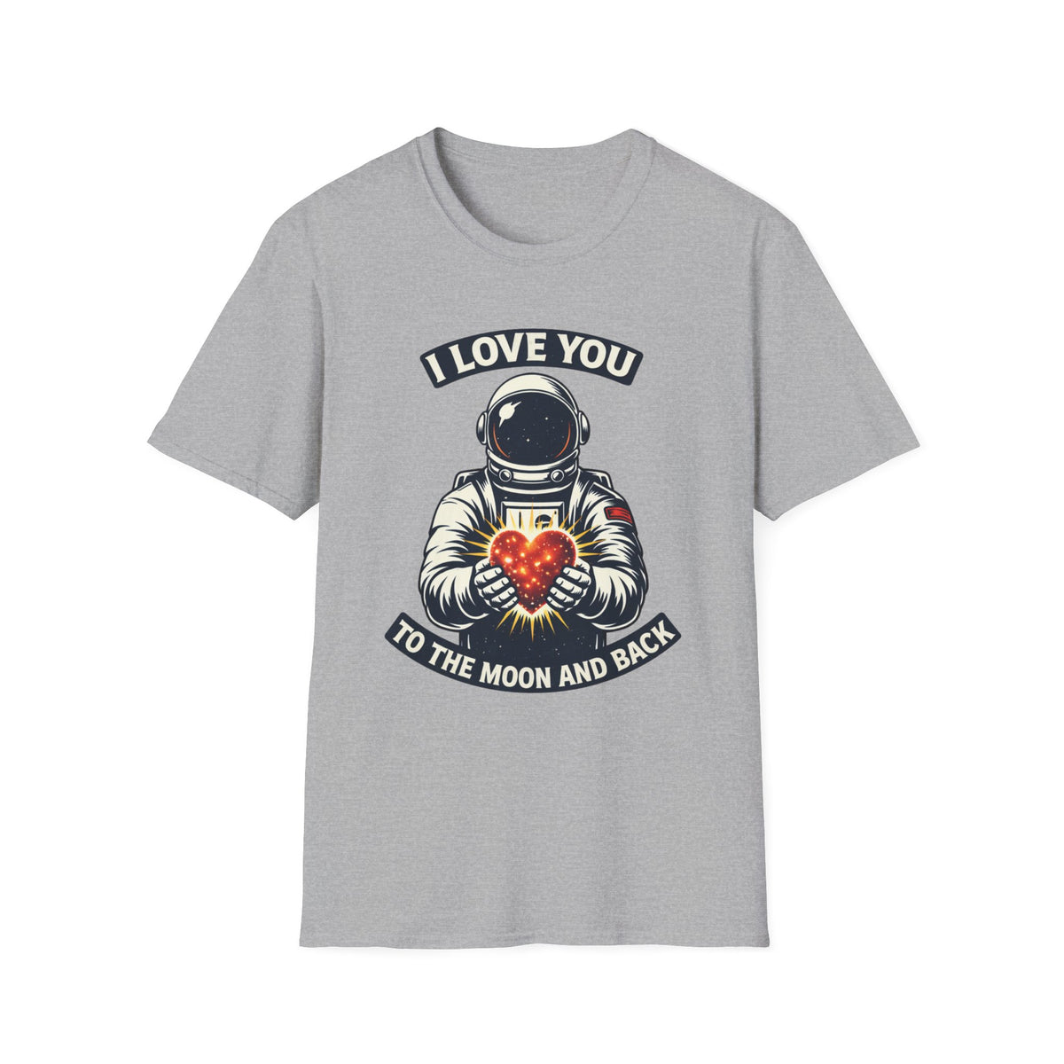 I Love You Astronaut T-Shirt — I Love You To The Moon And Back Graphic Tee