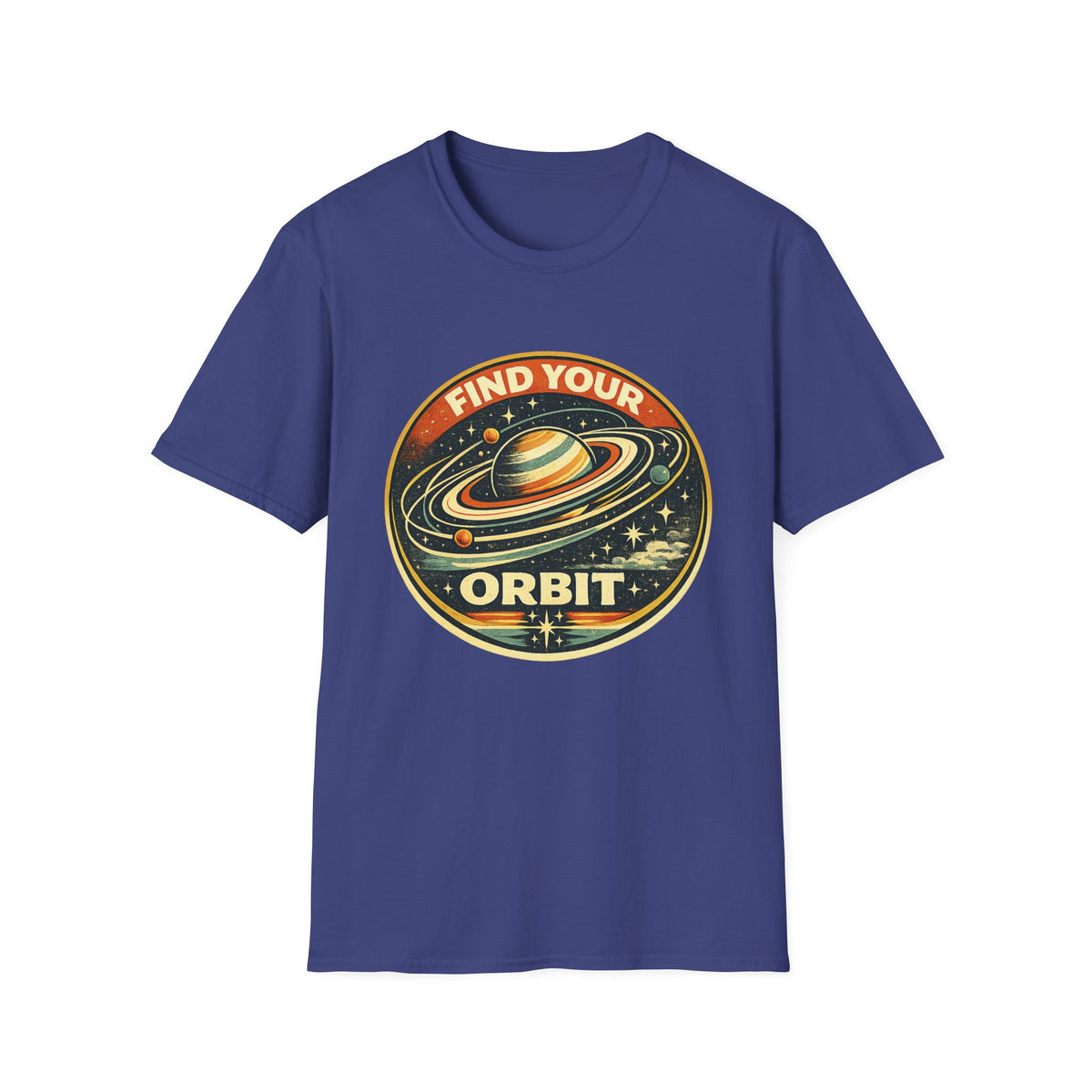 Find Your Orbit T-Shirt — Retro Planet Space Graphic Tee