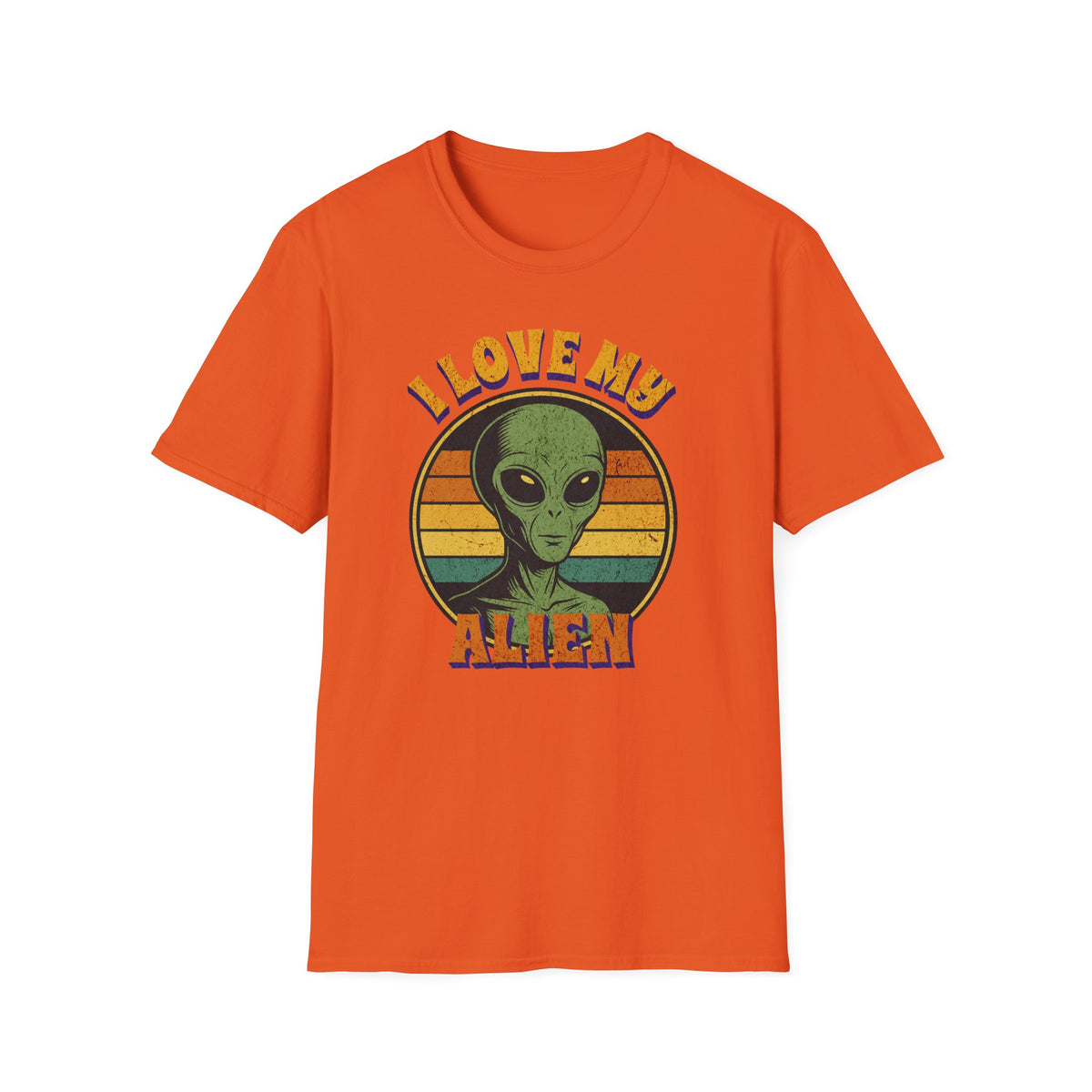 I Love My Alien T-Shirt — Retro Vintage Alien Graphic Tee