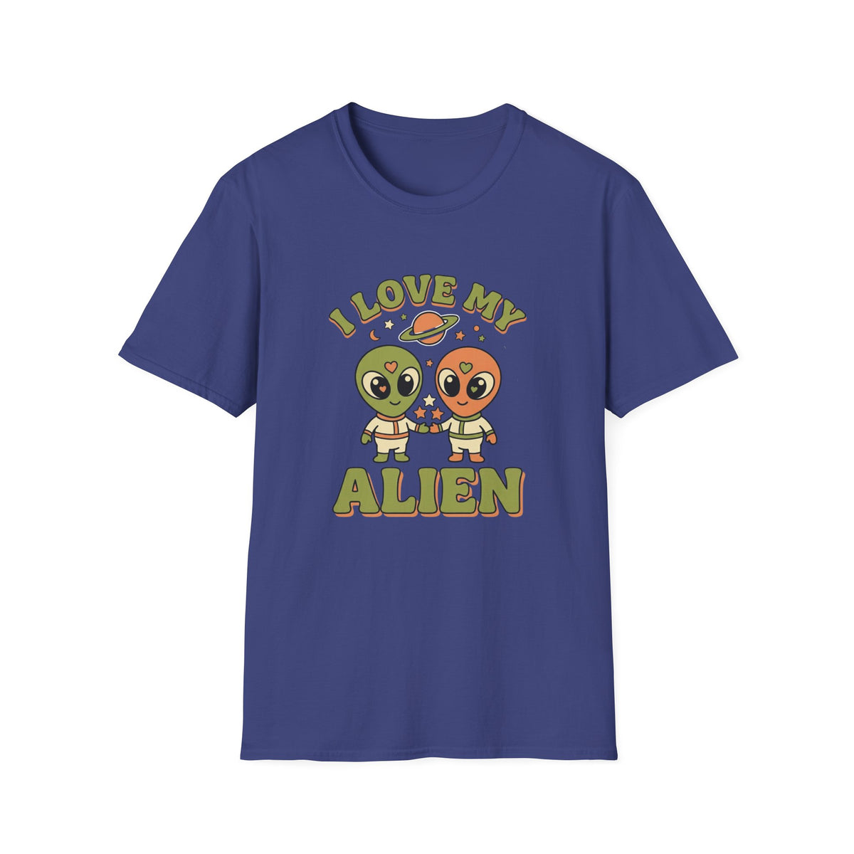 Alien Graphic T-Shirt — "Intergalactic People Watcher" Retro Sunglasses Tee