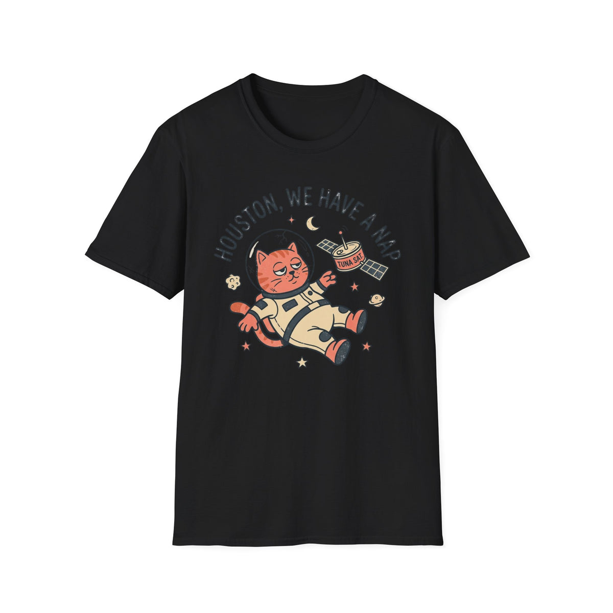 Houston, We Have a Nap Cat T-Shirt