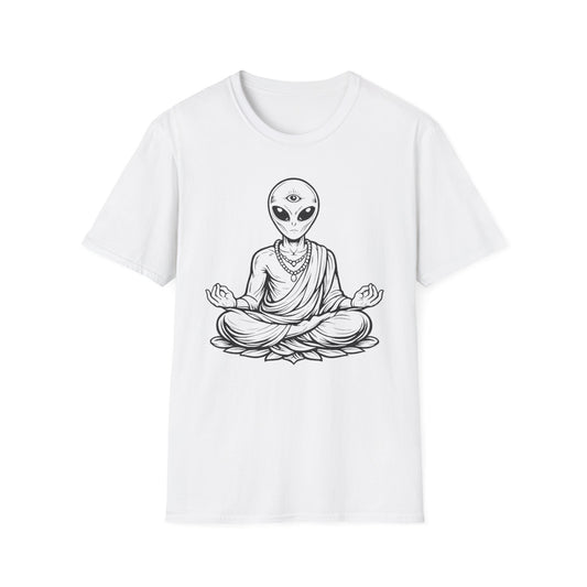 Alien Buddha T-Shirt — Third Eye Meditation Graphic Tee